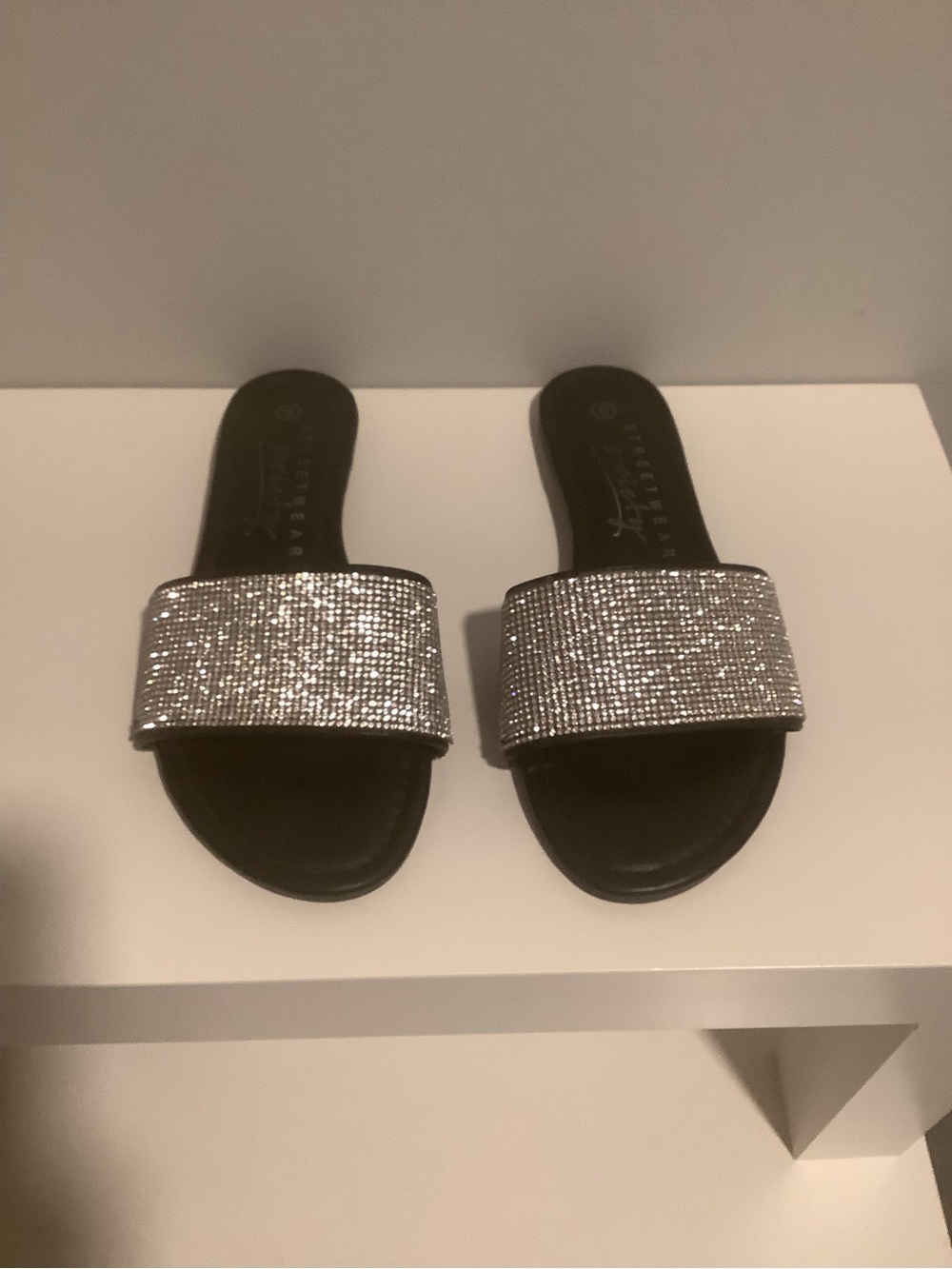 Bundle item ~ Rhinestone Slide Sandals